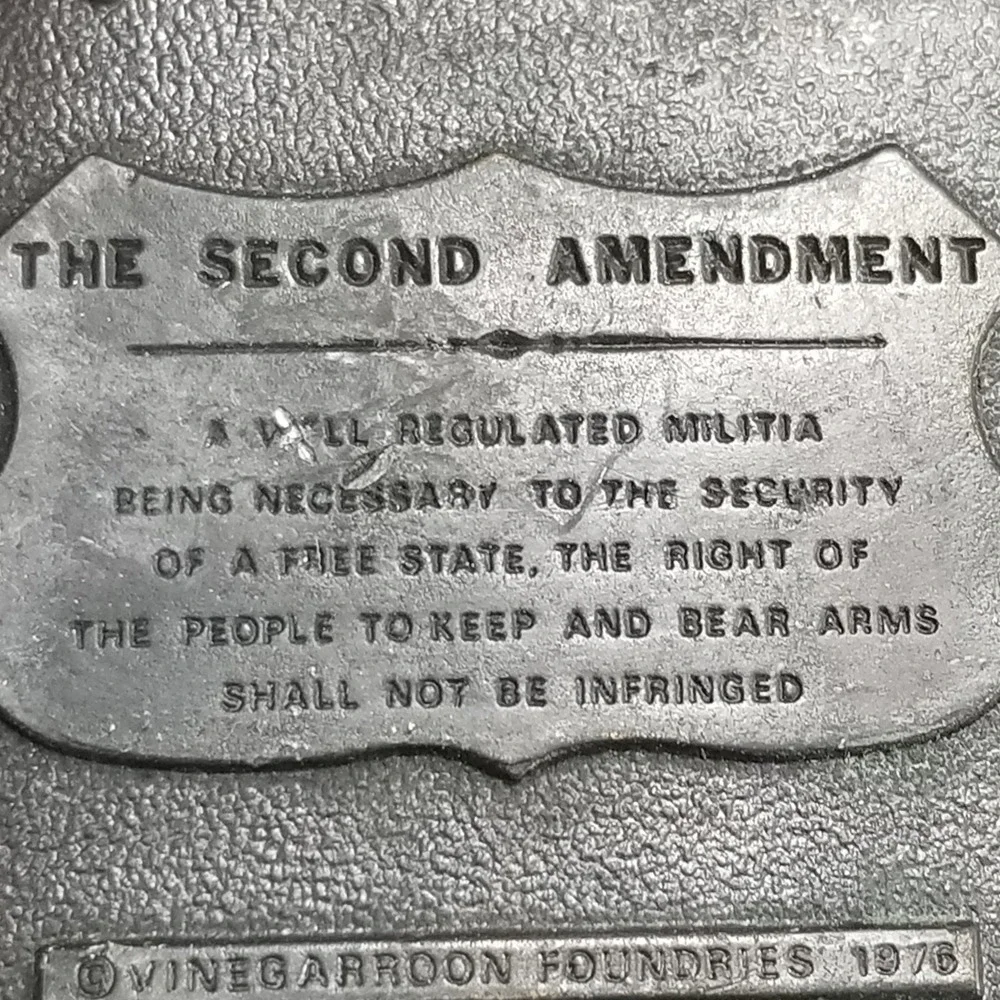 Bergamot Brass Works Second Amendment Belt Buckle Our American Heritage Eagle 76